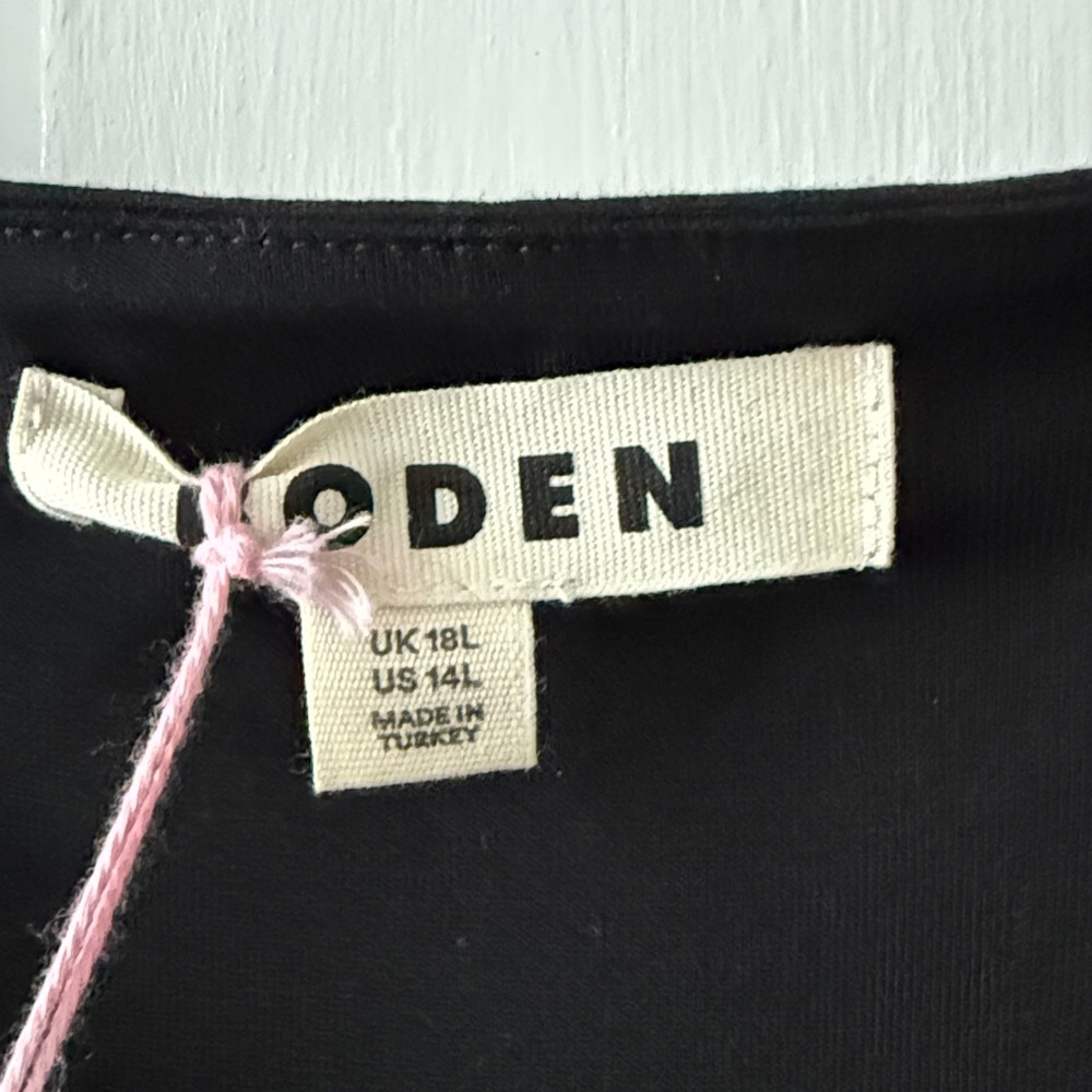 Boden Classic Black Midi Dress - Picture 2 of 7